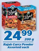Rajah Curry Powder Assorted-200g Each