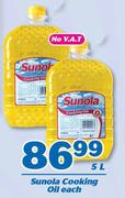 Sunola Cooking Oil-5Ltr Each