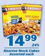 Knorrox Stock Cubes Assorted-24's Each