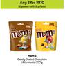 M&M's Candy Coated Chocolate (All Variants)-For Any 2 x 200g