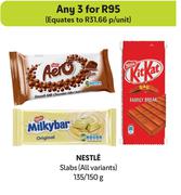 Nestle Slabs (All Variants)-For Any 3 x 135g/150g