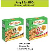Futurelife Granola Bars (All Variants)-For Any 2 x 200g