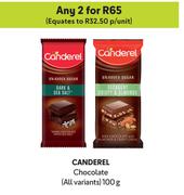 Canderel Chocolate (All Variants)-For Any 2 x 100g