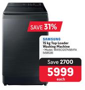 Samsung 15Kg Top Loader Washing Machine WA15CG5745BVFA