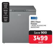 KIC 210L Chest Freezer KCG210/2 ME