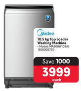Midea 10.5Kg Top Loader Washing Machine MA200W105/G