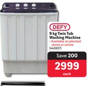 Defy 9Kg Twin Tub Washing Machine 440827
