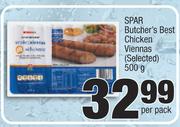 Spar Butcher's Best Chicken Viennas (Selected)-500g Per Pack