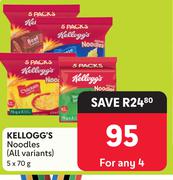Kellogg's Noodles (All Variants)-For Any 4 x 5 x 70g