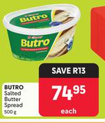 Butro Salted Butter Spread-500g Each