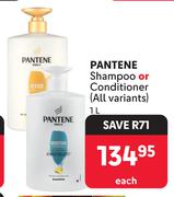 Pantene Shampoo Or Conditioner (All Variants)-1L Each