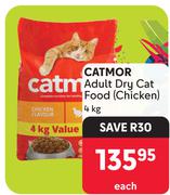 Catmor Adult Dry Cat Food (Chicken)-4Kg Each