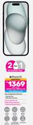 2 x Apple iPhone 15-On 3GB Red Core + Red Flexi 160