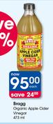 Bragg Organic Apple Cider Vinegar-473ml Each