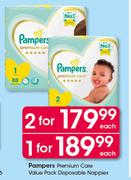 Pampers Premium Care Value Pack Disposable Nappies-Each