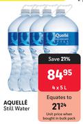 Aquelle Still Water-4 x 5Ltr