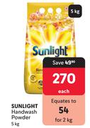 Sunlight Handwash Powder-5Kg