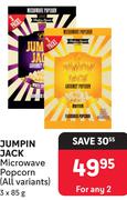 Jumpin Jack Microwave Popcorn (All Variants)-For Any 2 x 3 x 85g