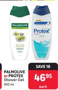 Palmolive Or Protex Shower Gel-500ml Each