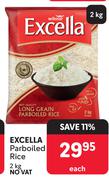 Excella Parboiled Rice-2Kg 