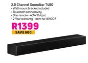 Samsung 2.0 Channel Soundbar T400
