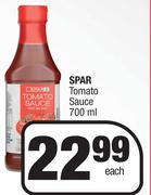 Spar Tomato Sauce-700ml Each