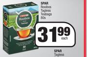 Spar Rooibos Tagless Teabags-80s Each