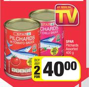 Spar Pilchards Assorted-For 2 x 400g