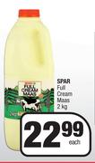 Spar Full Cream Maas-2Kg Each