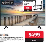 Sinotec 139cm (55") Smart UHD Android TV