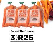 Carrot Thriftpacks- For 3