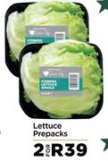 Lettuce Prepacks-For 2