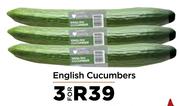 English Cucumbers-For 3