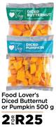 Food Lover's Diced Butternut Or Pumpkin-For 2 x 500g