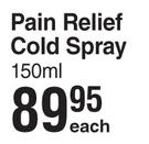 Deep Freeze Pain Relief Cold Spray-150ml