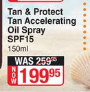 PIZ Buin Tan & Protect Tan Accelerating Oil Spray SPF15-150ml