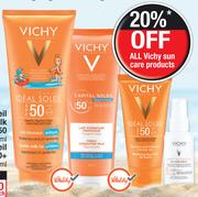Vichy Ideal Soleil Dry Touch Face Fluid Combination To Oily Skin SPF50-50ml