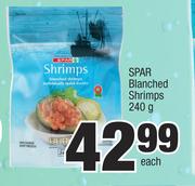 Spar Blanched Shrimps-240g Each