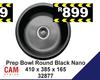 Cam Prep Bowl Round Black Nano 410 x 385 x 165 32877