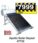 Apollo 150L Solar Geyser 47732
