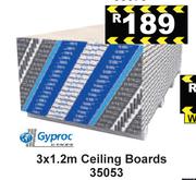 Gyproc 3 x 1.2m Ceiling Boards 35053
