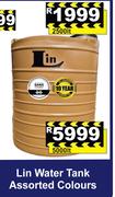 Lin Water Tank 2500L