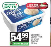 Dairymaid Country Fresh Ice Cream Assorted-1.8L Each