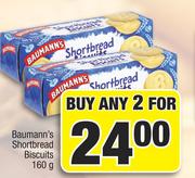 Banumann's Shortbread Biscuits-For Any 2 x 160g