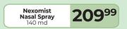Nexomist Nasal Spray 140md