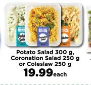 Potato Salad 300g, Coronation Salad 250g Or Coleslaw 250g-Each