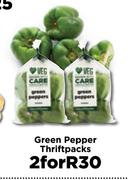 Green Pepper Thriftpacks-For 2