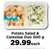 Potato Salad & Coleslaw Duo-500g Each