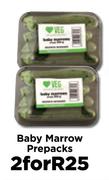 Baby Marrow Prepacks-For 2