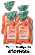 Carrot Thriftpacks-For 4